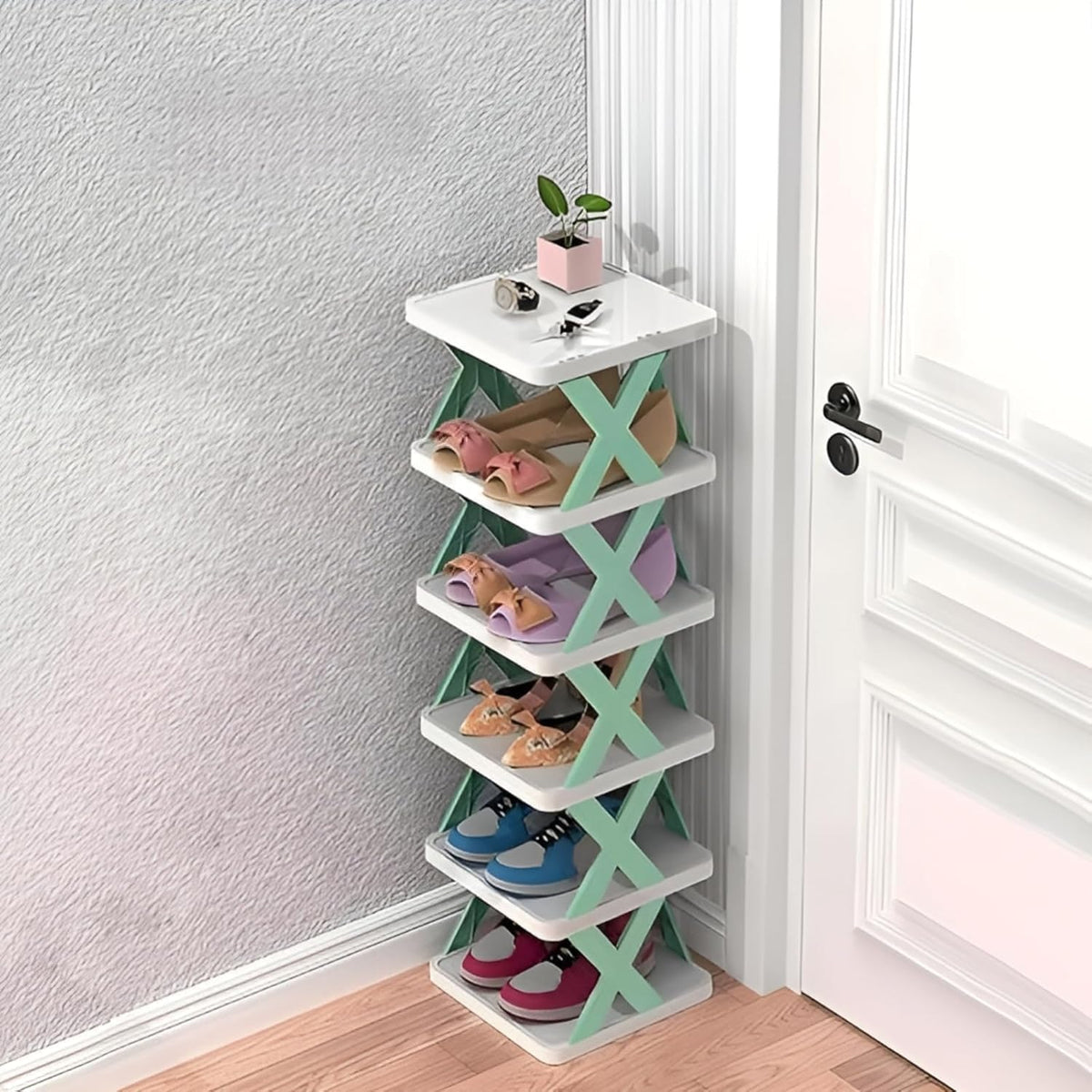 Shoe Stack – Adjustable 6-Layer Shoe Organizer