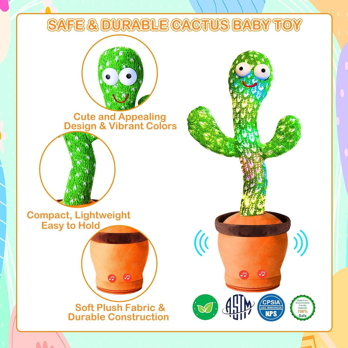 HappyCactus - Interactive Dancing Toy