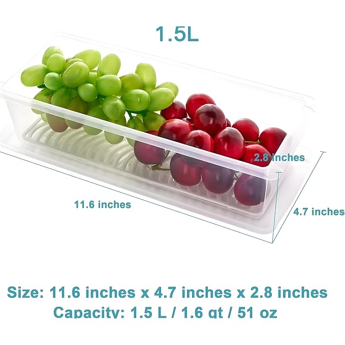 FreshKeep – Smart Fridge Storage Containers (Pack of 6)