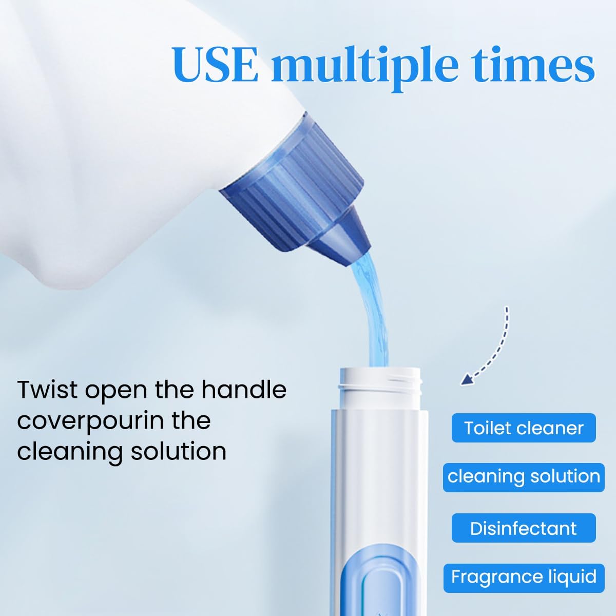 PureClean – 2-in-1 Deep Cleaning Toilet Brush