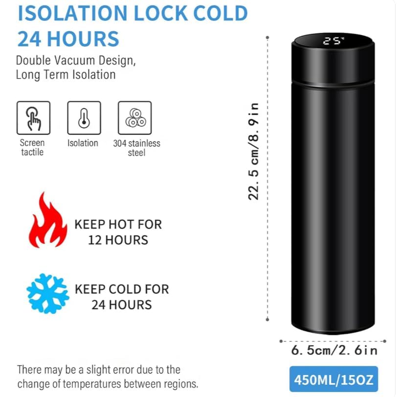 Smart Sip-Temperature Bottle