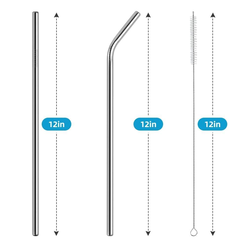 SipSteel – Reusable Stainless Steel Straw Set